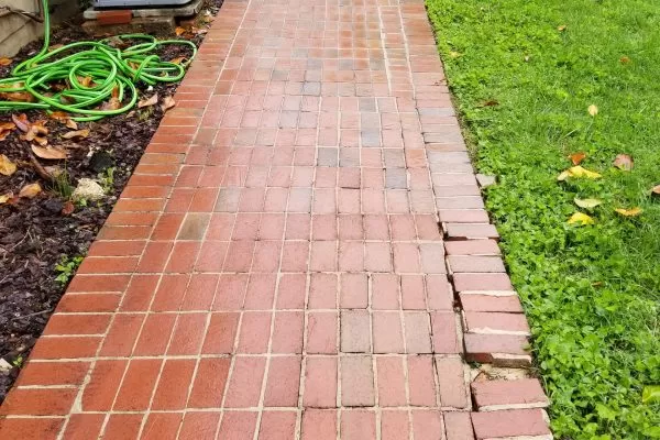 Brick Sidewalk Cleaning | After Pressure Wash | Pikesville MD